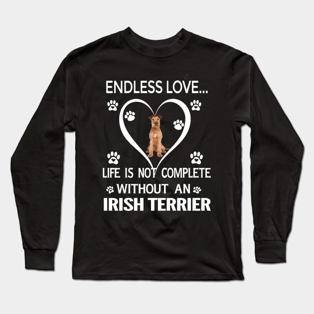 Irish Terrier Lovers Long Sleeve T-Shirt by bienvaem